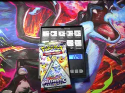 HEAVY! GOD PACKUU SIRUU 22.48g Prismatic Evolutions Pokemon TCG Booster (SEALED) - Image 1