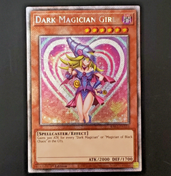 Yu-Gi-Oh! TCG Dark Magician Girl Platinum Secret Rare RA03-EN123 NM 1st ed - Image 1