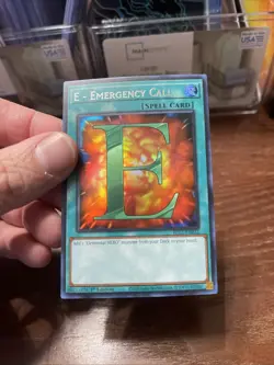 E - Emergency Call (Silver) BLC1-EN032 Battles of Legend: Chapter 1 1st Edition - Image 2