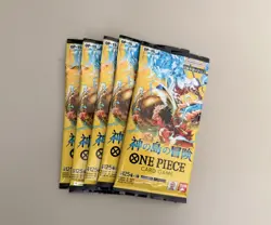 One Piece OP15: Adventure on Kami's Island Japanese Booster Packs (6 Cards) x5 - Image 1