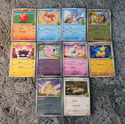 Pokemon Card TCG Complete Set 10 of 10 "Oishi" Stamp Promo Exclusive Thailand - Image 1