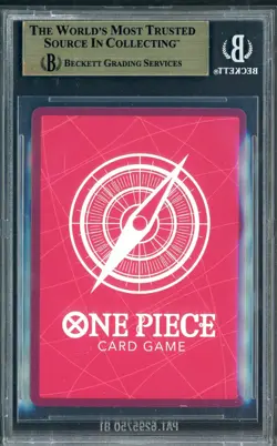 2025 ONE PIECE PROMOS BVB X ONE PIECE MATCH DAY 2025 003 MONKEY D. LUFFY BGS 9.5 - Image 2