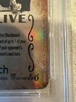 PSA 10 One Piece OP09-093 Marshall D Teach Wanted Poster SP - Image 2