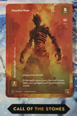 Wonders of the First, CotS - Abandon Hope 073/402 E, Formless - Image 1