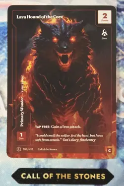 Wonders of the First, CotS - Lava Hound Of The Core 352/402 C, Formless - Image 1