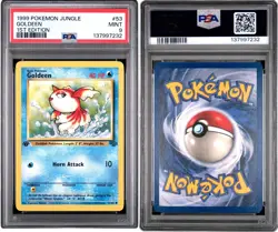 Goldeen 1999 Pokemon Jungle 1st Edition 53/64 PSA MINT 9 - Image 3