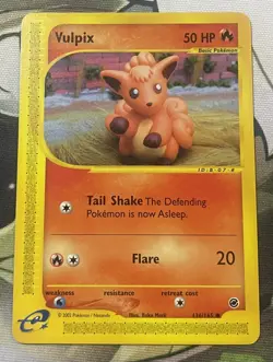 Pokemon Card - Vulpix Expedition 136/165 Common - Image 3