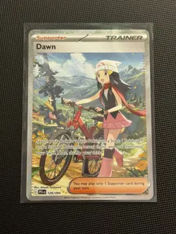 Dawn 129/094 Me02: Phantasmal Flames Holo Pokemon Card Mint Condition TCG - Image 1
