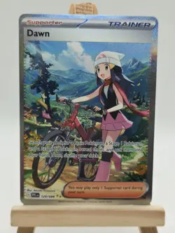 Pokemon Dawn Full Art Trainer Supporter Holo Me02 Phantasmal Flames 129/094 SIR - Image 1