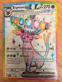 Espeon ex - 175 Normal Promo SV: Scarlet & Violet Promo Cards SVP 175 NM - Image 1