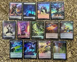 MTG- Teenage Mutant Ninja Turtles Complete Set of 13 Token Cards - FOIL - Image 1