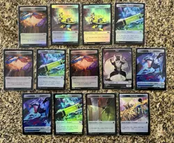 MTG- Teenage Mutant Ninja Turtles Complete Set of 13 Token Cards - FOIL - Image 2