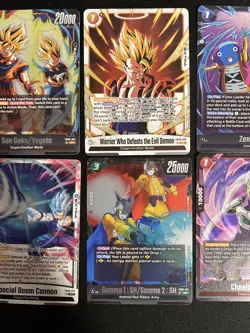 DBS DRAGON BALL FUSION WORLD DUAL EVOLUTION 8 CARD FOIL HOLO SR FB09 - NM - Image 4