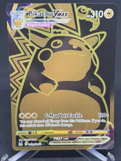 Pokemon TCG Pikachu VMAX Gold Card TG29/TG30 - Image 2