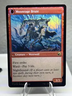 MTG FOIL Brutal Cathar – Innistrad: Midnight Hunt Card # 007 - Image 2