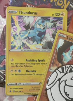 POKEMON TCG FORCES OF NATURE COLLECTION 3 FOIL CARDS 2 BOOSTER PACKS 1 COIN - Image 3