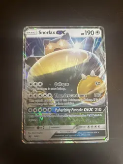 Snorlax GX JUMBO Card SM05 Black Star Promo Pokemon TCG Oversized 2016 - Image 1