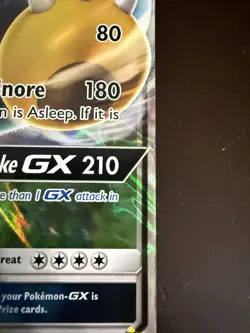 Snorlax GX JUMBO Card SM05 Black Star Promo Pokemon TCG Oversized 2016 - Image 3