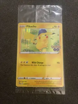 Pokemon/Pokemon GO Prerelease Pikachu Holo Foil Promo Card #028/078 Sealed - Image 1