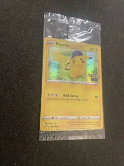 Pokemon/Pokemon GO Prerelease Pikachu Holo Foil Promo Card #028/078 Sealed - Image 2