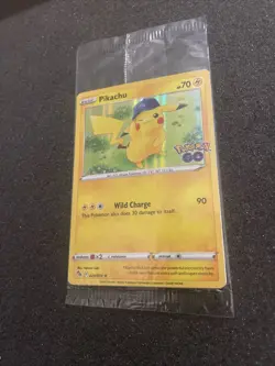 Pokemon/Pokemon GO Prerelease Pikachu Holo Foil Promo Card #028/078 Sealed - Image 3