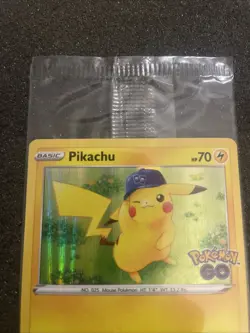 Pokemon/Pokemon GO Prerelease Pikachu Holo Foil Promo Card #028/078 Sealed - Image 4