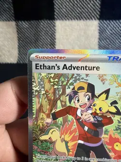 Ethan’s Adventure 236/182 Pokemon Card From Destined Rivals Pack Fresh Near Mint - Image 2