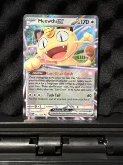 Pokemon TCG Meowth EX Perfect Order Holo Card 062/088 - Image 1