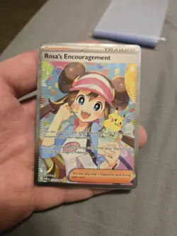 Pokemon TCG Rosa's Encouragement Perfect Order 123/088 SIR Holo Trainer Card - Image 1