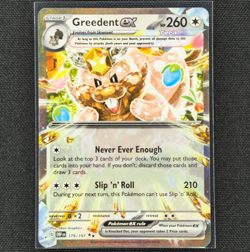 Greedent ex - 179/197 - Ultra Rare - Obsidian Flame - Pokemon Card - NM/M - Image 1