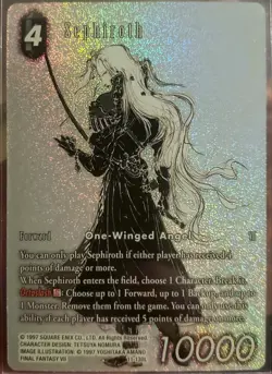 Final Fantasy TCG Sephiroth Full Art Foil Card 11-130L NM Condition - Image 1