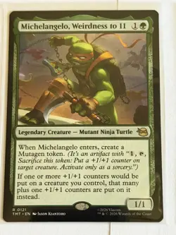 Michelangelo, Weirdness to 11 Teenage Mutant Ninja Turtles 121 - Image 1