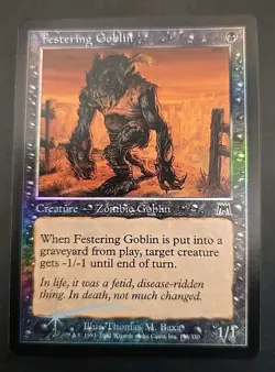 Festering Goblin Onslaught MTG Foil Near Mint - Image 1