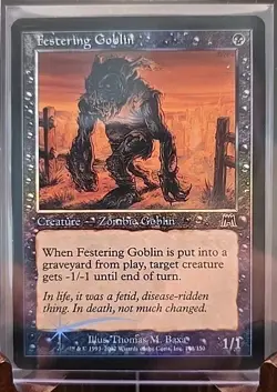 Festering Goblin Onslaught MTG Foil Near Mint - Image 3