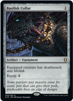Basilisk Collar - Commander Legends: Battle for Baldur's Gate - MTG - Image 1