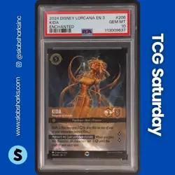 2024 DISNEY LORCANA INTO THE INKLANDS #206/204 KDIA ENCHANTED PSA 10 - Image 1