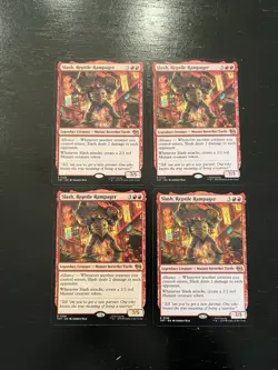 Slash, Reptile Rampager X4X NM/M Teenage Mutant Ninja Turtles TMT Magic MTG - Image 1