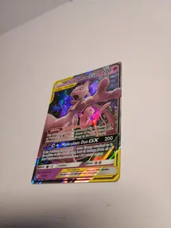 Mewtwo & Mew GX 71/236 Tag Team Ultra Rare Unified Minds Pokemon Card - Image 3