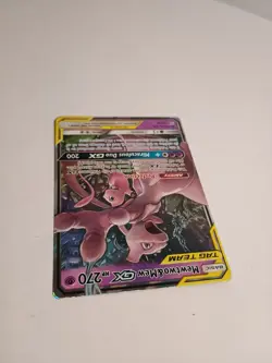 Mewtwo & Mew GX 71/236 Tag Team Ultra Rare Unified Minds Pokemon Card - Image 4