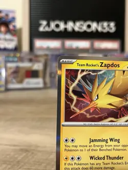Pokemon TCG | Rare Team Rocket's Zapdos #70 | Holo | Destined Rivals | FAST SHIP - Image 2