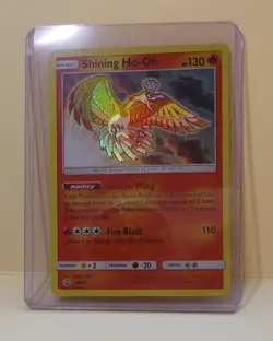 Pokemon SHINING HO-OH SM70 Black Star Promo Holo Basic English Psychic 2017 - Image 2
