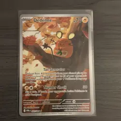 Pokemon Dedenne PBR 093/088 Basic Lightning 70 HP Full Art Regular - Image 1