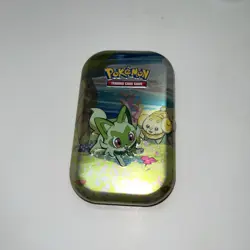 Pokemon Trading Card Game Tins EMPTY 2020 Pokemon Extra Character Scene On Back - Image 2