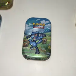 Pokemon Trading Card Game Tins EMPTY 2020 Pokemon Extra Character Scene On Back - Image 4
