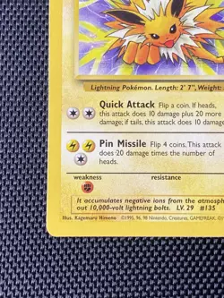 Pokemon Jolteon TCG Jungle 20/64 Regular Rare Non-Holo LP/NM - Image 5