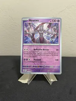 Mewtwo Reverse Holo Rare 150/165 Pokemon TCG Scarlet & Violet 151 - Image 1