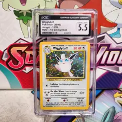 CGC 5.5 Wigglytuff 16/64 Holo No Set Symbol Error - Jungle - Pokemon -SHIPS FAST - Image 1