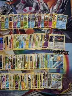 Pokemon Card Lot Fire Holo Reverse Holo 2017 Eevee Shiny Volcano 159 Cards - Image 2