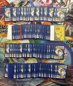 Pokemon Card Lot Fire Holo Reverse Holo 2017 Eevee Shiny Volcano 159 Cards - Image 4