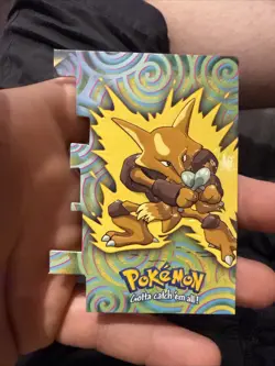 Pokemon Topps Series 2 Die Cut #65 Alakazam EV9 - Image 1